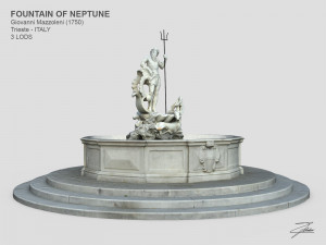 fountain of neptune 3D Model