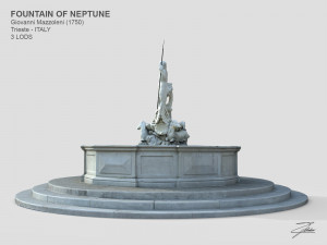 fountain of neptune Modèle 3D