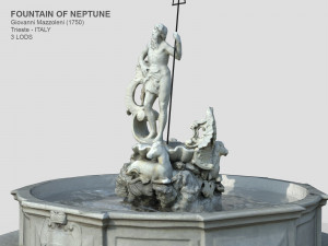 fountain of neptune Modèle 3D