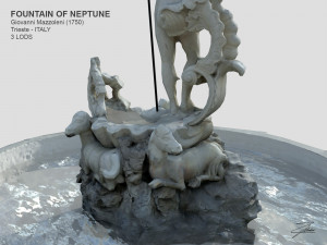 fountain of neptune Modèle 3D