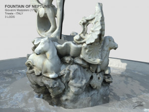 fountain of neptune Modèle 3D
