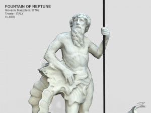 fountain of neptune Modèle 3D