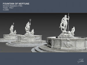 fountain of neptune Modèle 3D