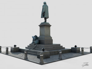 monument to daniele manin Modèle 3D
