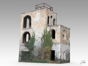 abandoned building 01 3D Model