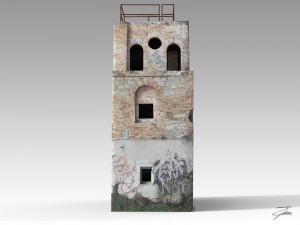 abandoned building 01 Model 3D