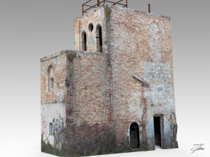 abandoned building 01 Model 3D