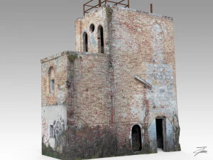 abandoned building 01 3D Model