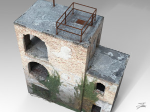 abandoned building 01 Model 3D
