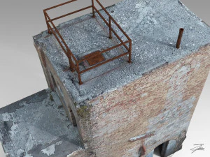 abandoned building 01 3D Model