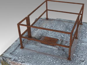 abandoned building 01 Model 3D