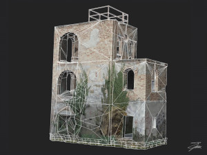 abandoned building 01 Model 3D