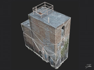 abandoned building 01 Model 3D