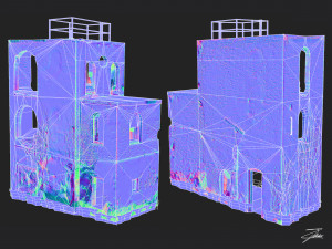 abandoned building 01 Model 3D