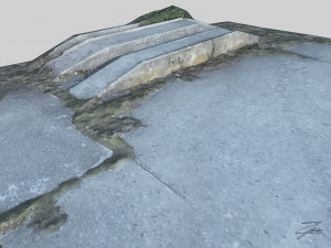 concrete loading ramp 3D Model