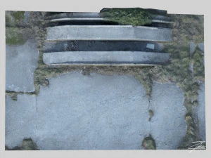 concrete loading ramp 3D Model