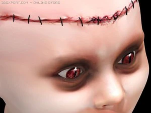 baby frankenstein 3D Model