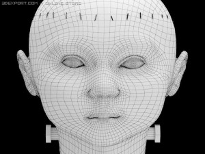 baby frankenstein 3D-Modell