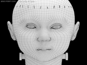 baby frankenstein 3D Model