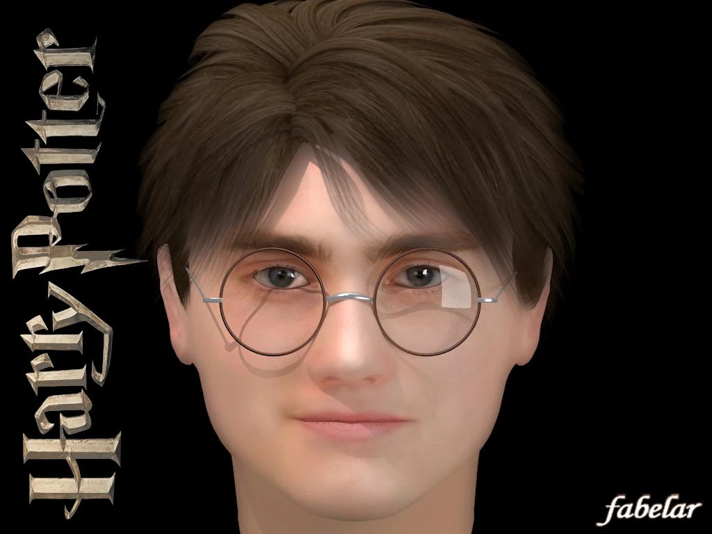 harry potter 3D Model .c4d .max .obj .3ds .fbx .stl .blend