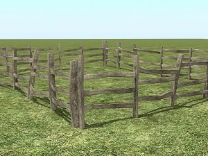 fence 8 in 1 3D Model