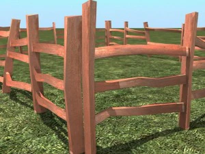 fence 8 in 1 3D Model