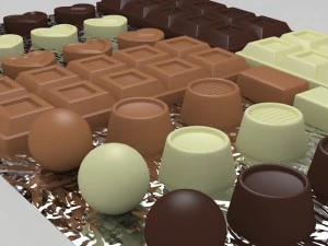 chocolates 01 3D Model