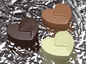 chocolates 01 Modèle 3D