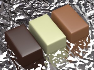chocolates 01 Modèle 3D