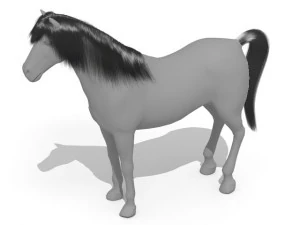 koń Model 3D