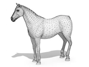 koń Model 3D