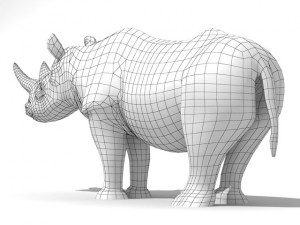 rhinoceros 3Dモデル
