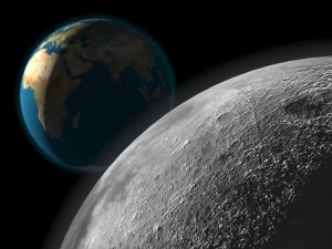 earth moon 3D-Modell