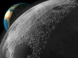earth moon 3D Model