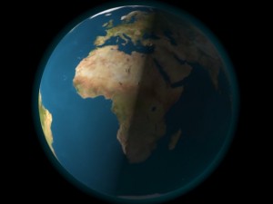 earth moon 3D-Modell