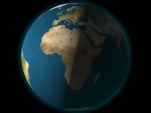earth moon 3D Model