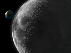 earth moon 3D-Modell