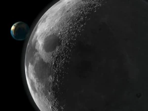 earth moon 3D Model