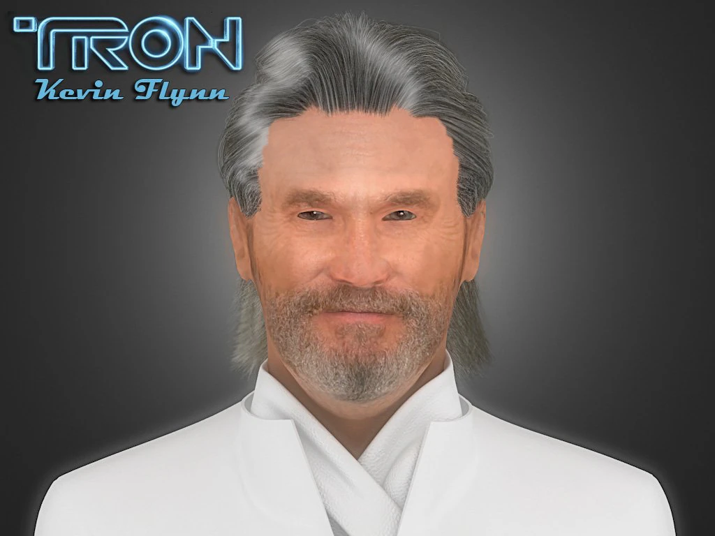 tron kevin flynn 3D Model .c4d .max .obj .3ds .fbx .stl .blend 