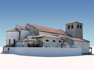 san giusto cathedral 3D 模型