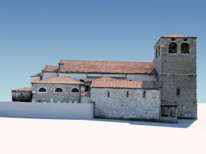 san giusto cathedral 3D Model