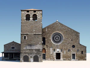 san giusto cathedral 3D Model