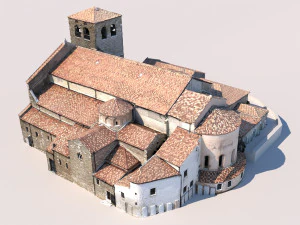 san giusto cathedral 3D Model