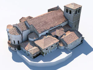 san giusto cathedral 3D Model
