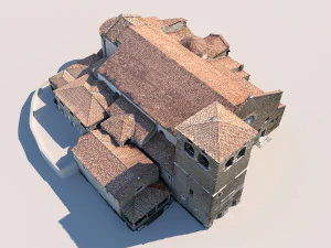 san giusto cathedral 3D Model