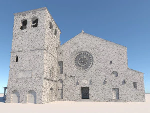 san giusto cathedral 3D Model