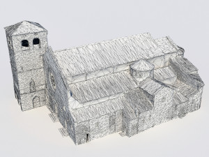 san giusto cathedral 3D 模型