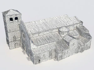 san giusto cathedral 3D Model
