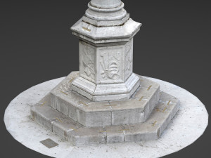 carlo vi column 3D Model