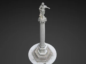 carlo vi column 3D Model
